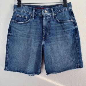 Lucky Brand 90s loose shorts raw hem high rise Bermuda 2/26